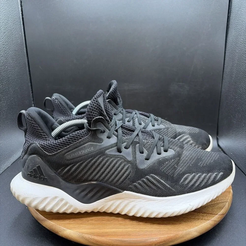 Adidas Alphabounce Beyond Mens Size 11.5 Running Shoes Black Sneakers AC8273